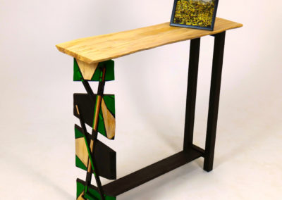 COLLISION - ZUSAMMENSTOSS: Sideboard aus Bergahorn, Esche, Buche und Sapeli