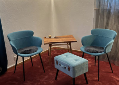 Three-Wood-Table im Haus der 7 Sinne, Vitznau