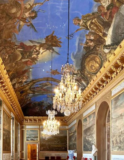 Karl XI-Galerie, Deckenfresko von Johan Sylvius -Königliches Schloss Stockholm
