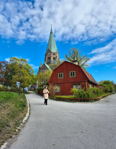Sofiakyrkan in Stockholm – eine neugotische Kirche aus dem späten 19. Jahrhundert, benannt nach Königin Sofia.