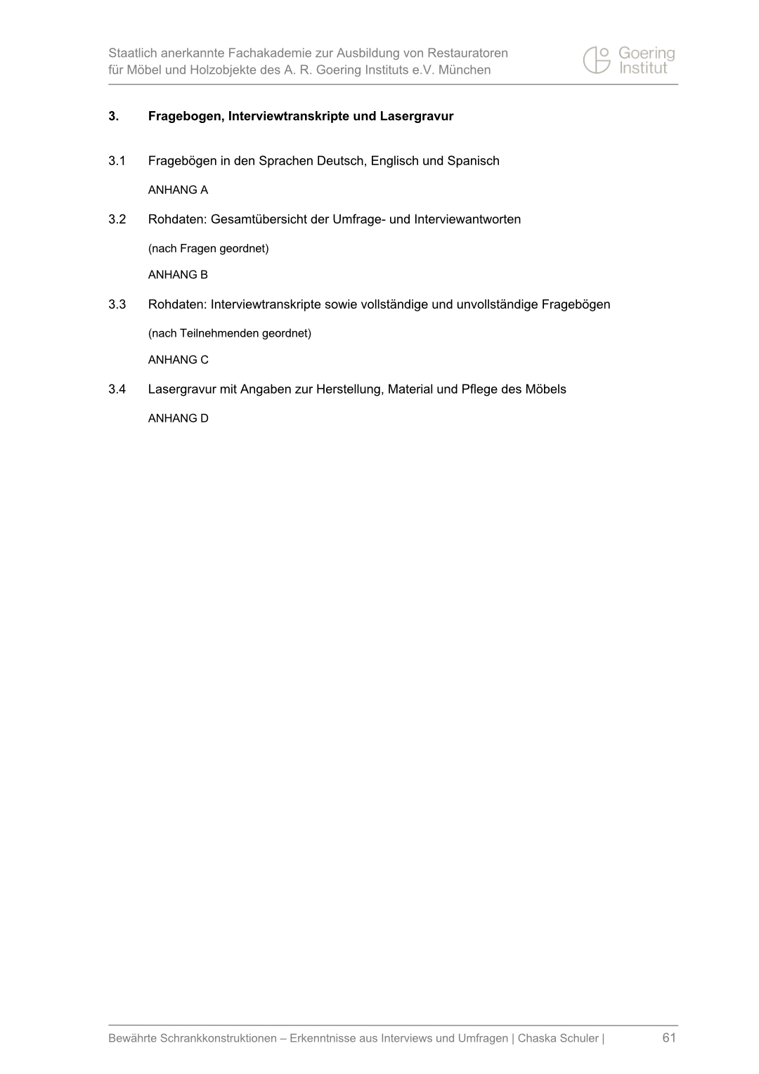 Anhänge Facharbeit Chaska Schuler Anhänge Facharbeit Chaska Schuler