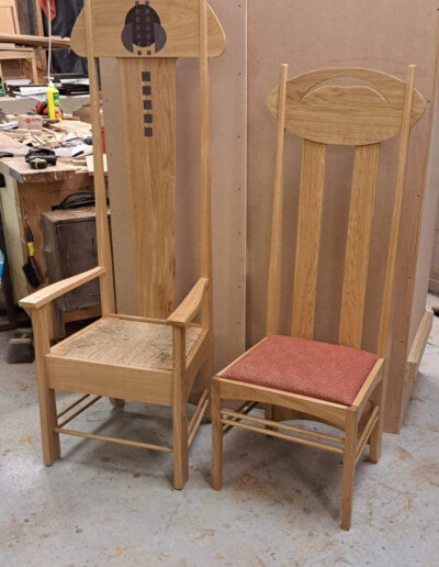 Argyle Chair & Art Lovers Carver Arm Chair von Bruce Hamilton