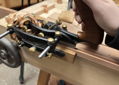 Nut mit dem Kombinationshobel ausführen