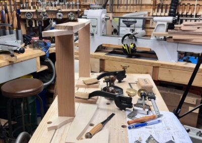 Nutverbindung zusammenstecken